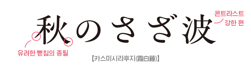 모리사와 2022 신서체